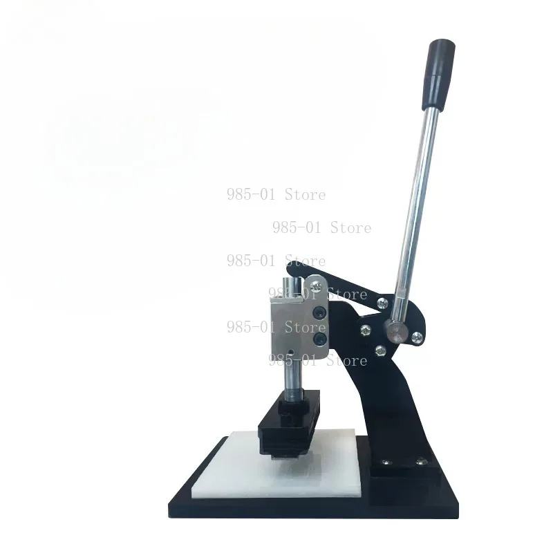 0.8T force manual leather die cutting machine, 90×130mm mold cutter for photo paper, PVC, EVA sheet and cloth punching