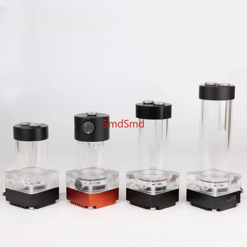 P67D water cooling pump with 130mm reservoir for PC water cooling  support G1/4 thread in/out quiet pump