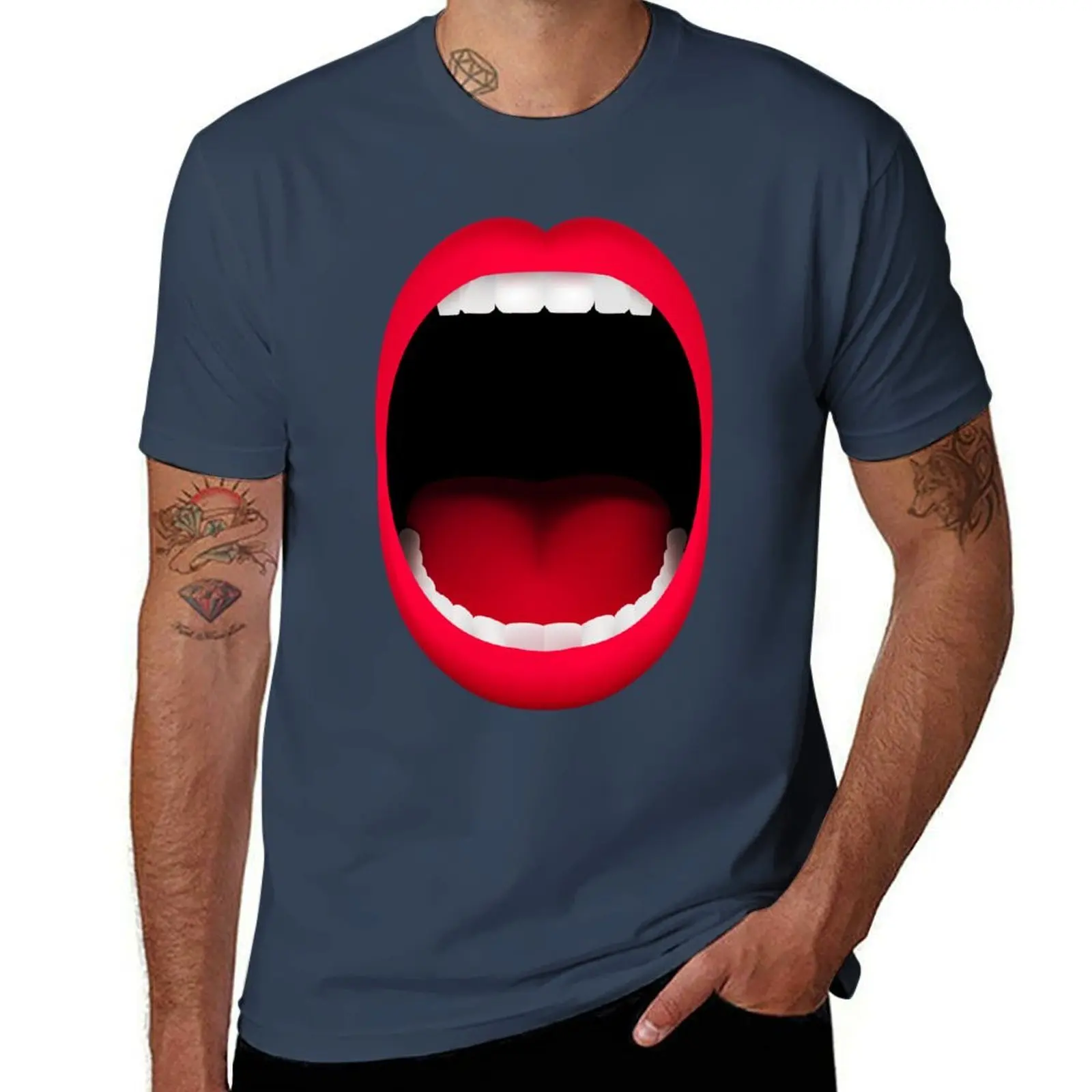 

mouth T-Shirt Thanksgiving Casual Tee