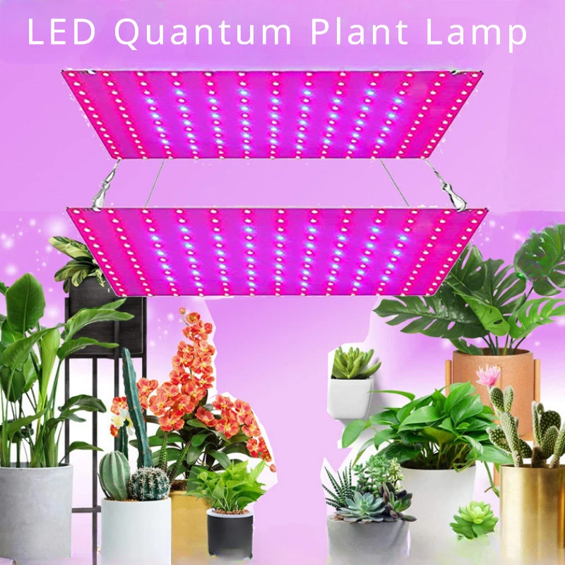 Plant Lamp LED Full Spectrum Quantum Board LED Plant Lamp Indoor Planting Lamp Flower Hydroponic Planting Supplementary Light