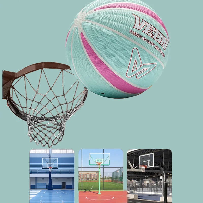 Veidoorn Professional PU Leather Basketball Official Size 7 for Indoor/Outdoor Games High Bounce Perfect Grip Waterproof Ball