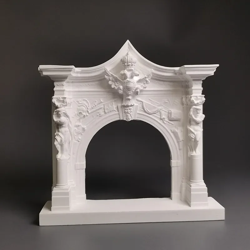 Reproducing the Baroque Fourth Door Relief Plaster Three-Dimensional Decorative Art Home Ornament
