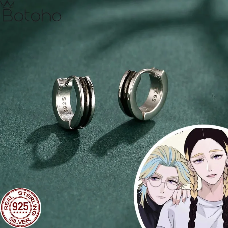 Tokyo Revengers Cosplay 925 Sterling Silver Earring Stud Clip Daily Wear High Quality Fans Gift Jewelry