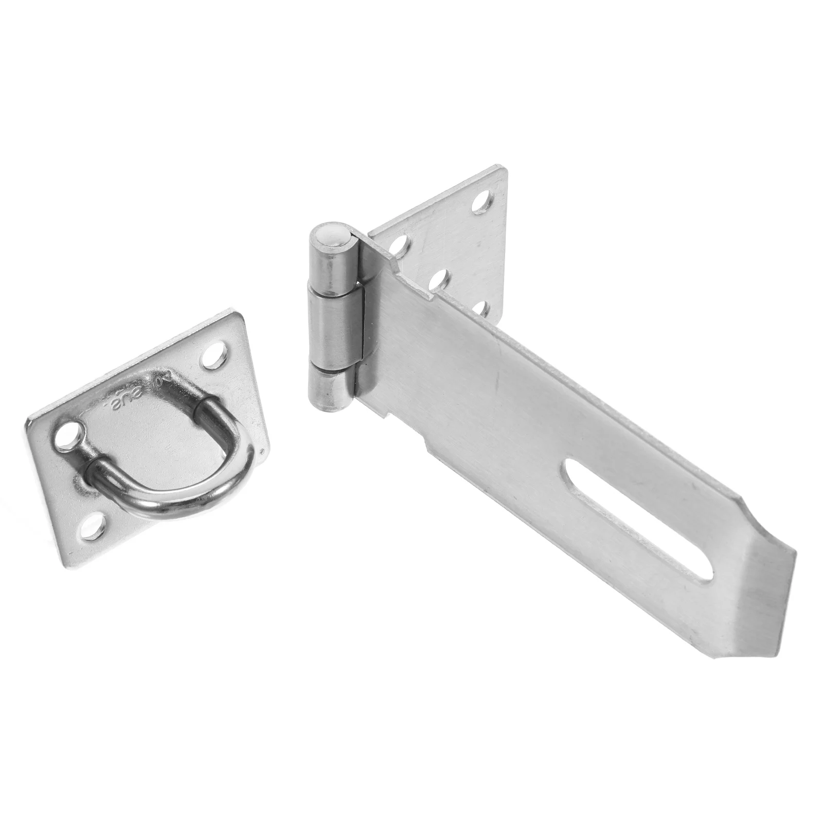 

Door Latch Hasp Stainless Steel Heavy Duty Lock for Cabinet Shed Gate Garage Chest Outdoor Indoor Secure Closure