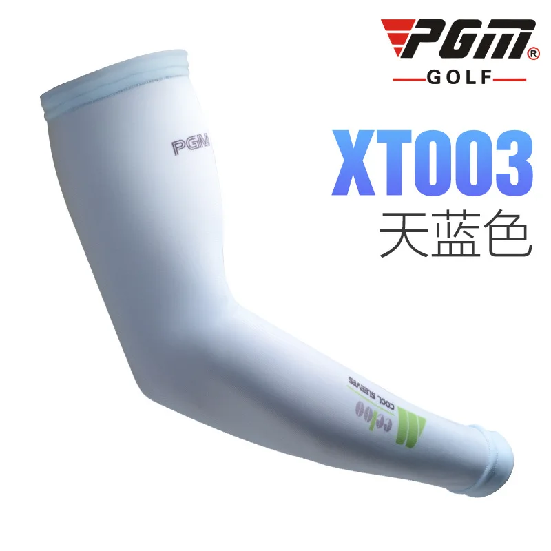 PGM Golf Arm Sunscreen Sleeves, Ice Silk, Breathable, Quick Dry, Running Sportswear, Sun UV Protection, Long Arm Cover, Cycling