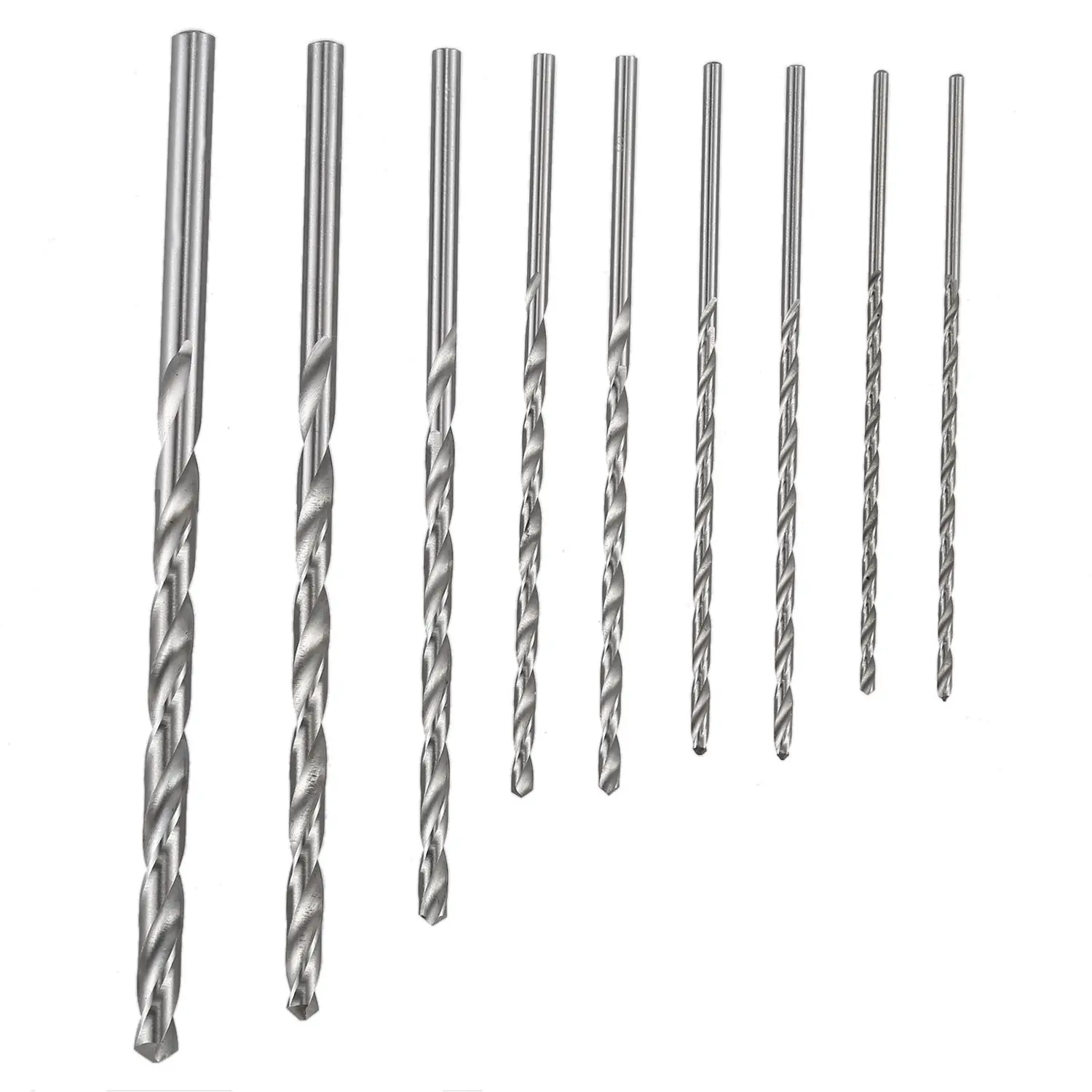 A20I EXTRA LONG HSS DRILL BITS 2mm 2.5mm 3mm 4mm 5mm 6mm SET