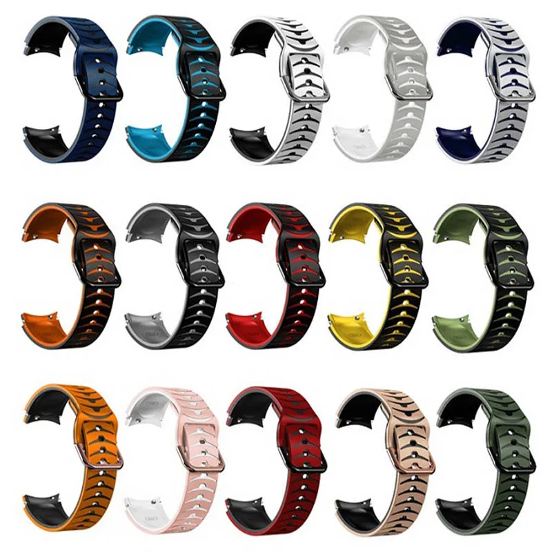 20mm Silicone Strap For Samsung Galaxy Watch 4/5 40 44mm Bracelet For Galaxy Watch4 Classic 42mm46mm band/watch 5 pro 45mm strap