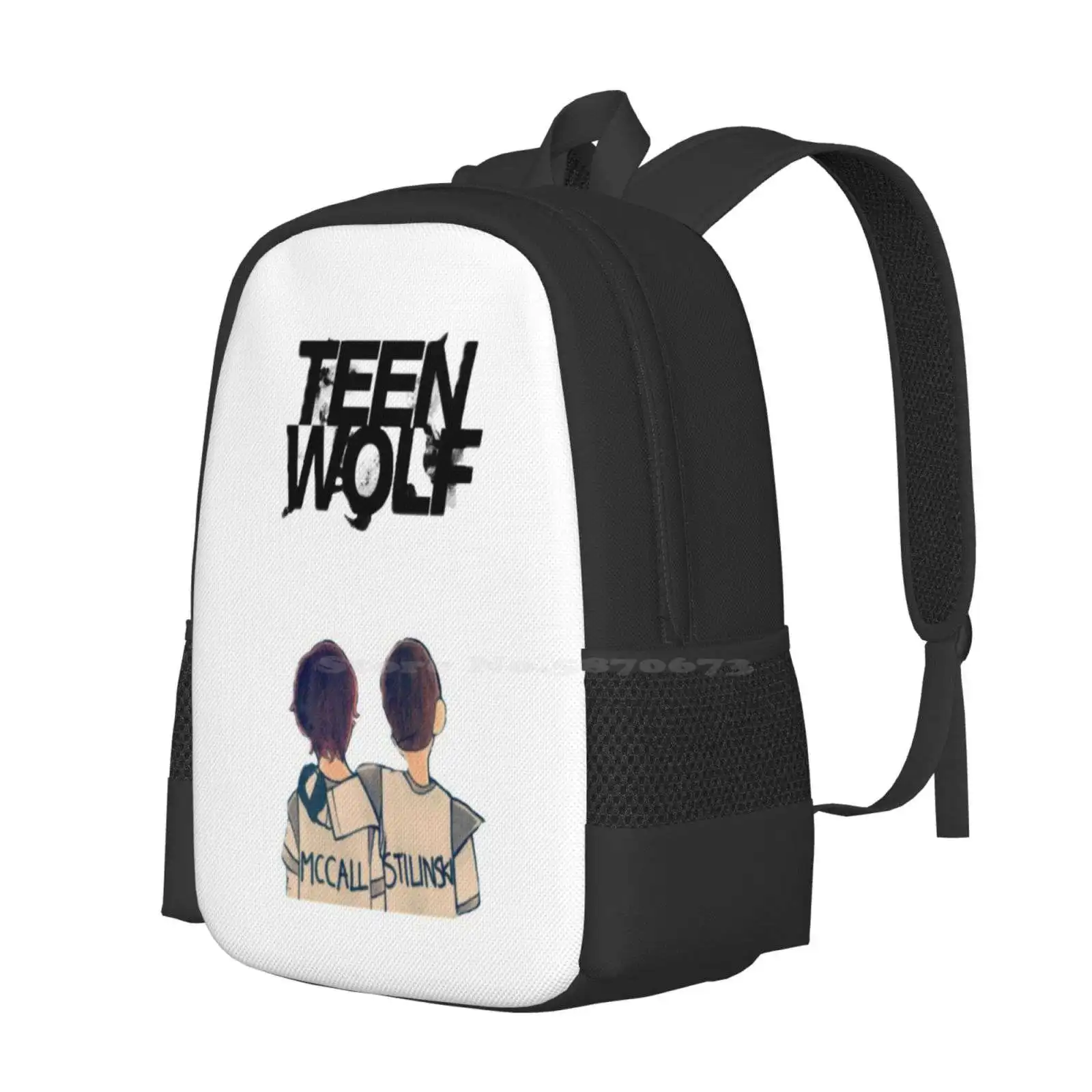 Teen Wolf Mccall And Stilinski Hot Sale Schoolbag Backpack Fashion Bags Teen Wolf Friendship Cool Mccall Stiles Stilinski