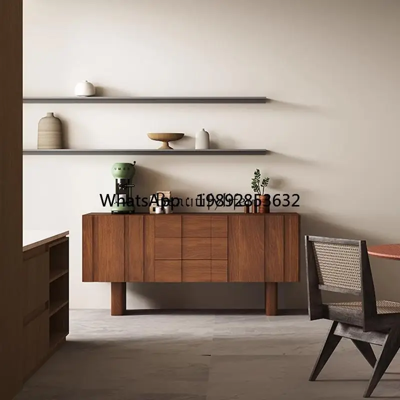 

FF vintage style TV cabinet solid wood wabi-sabi style furniture storage cabinet art designer living room