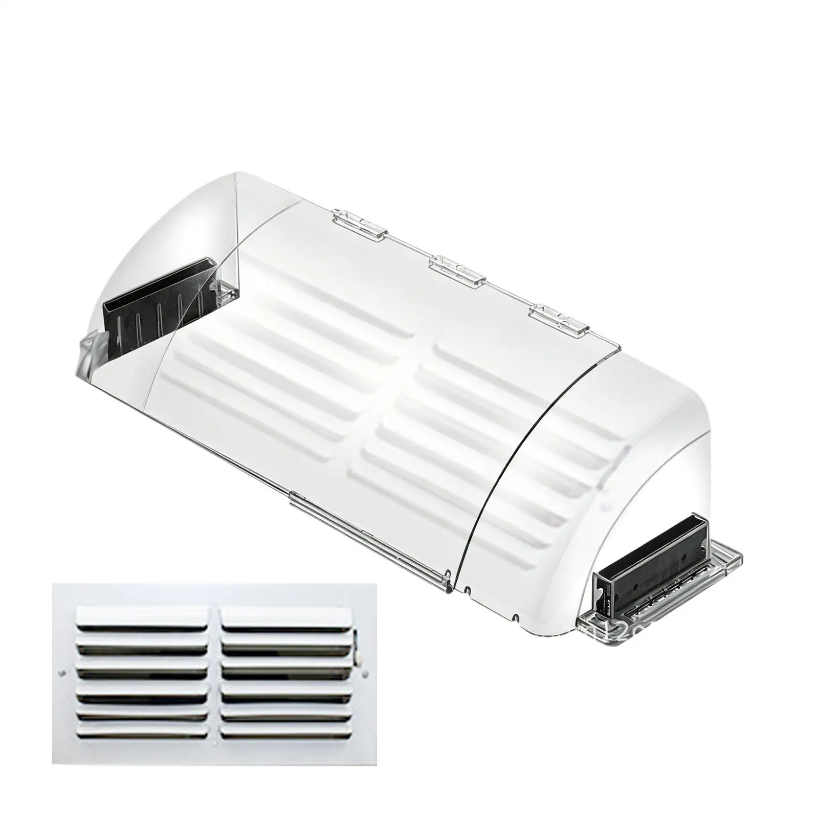 Ceiling Vent Deflector Durable Magnetic Anti Direct Blowing Booster for Floor Wall Window AC Home Office RV Apartment Bedroom
