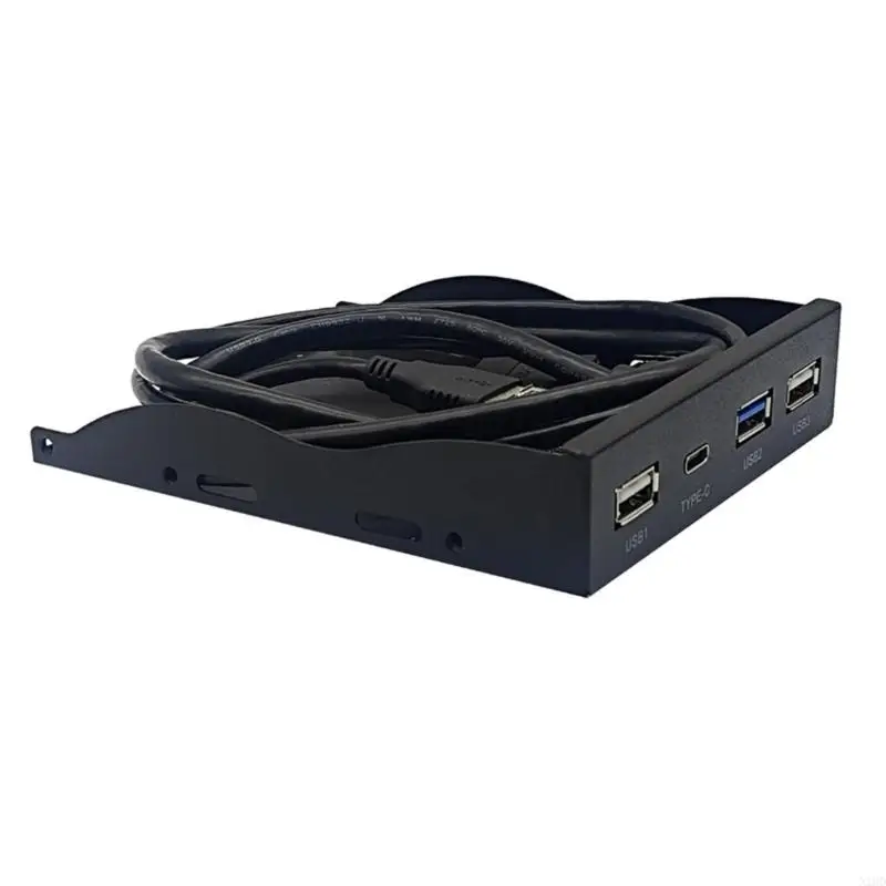N1HD USB 3.2 Hub Splitter Floppy Bay 3,5 мм.