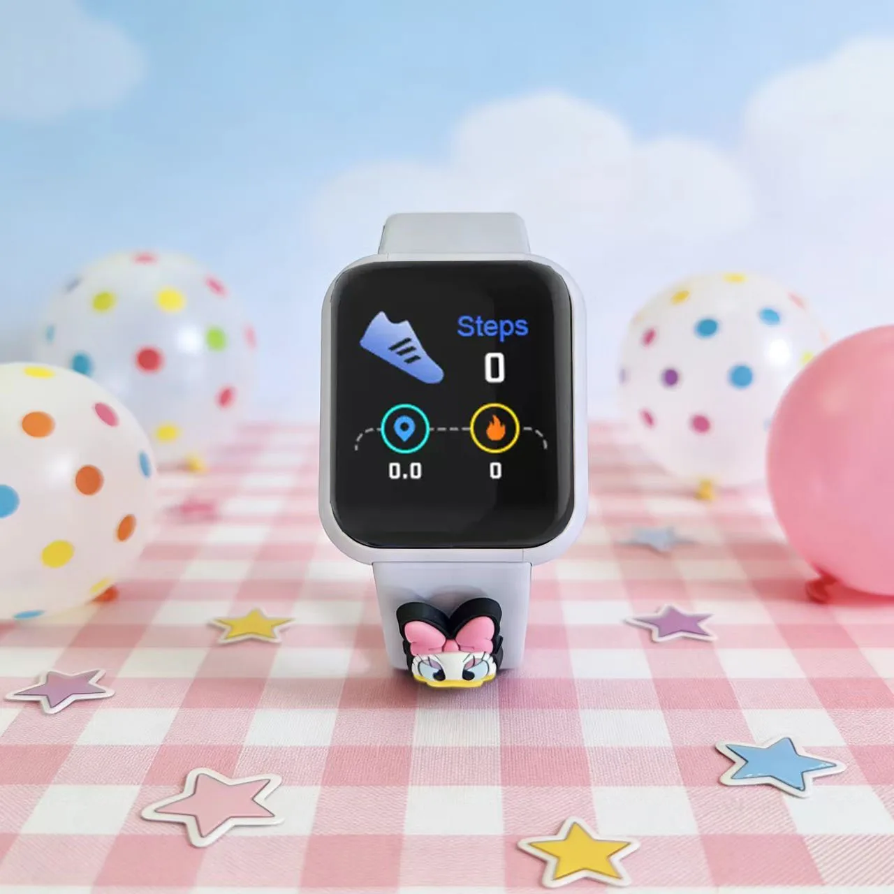 Disney Mickey cartoon children's watch multi-color fashion watch sports record heart rate monitoring health monitoring watch - view 2