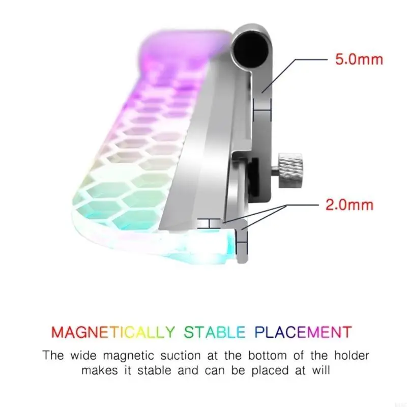 グラフィックカードホルダーGPUブレースサポート5V Argbアルミニウム合金vedioカードブレース