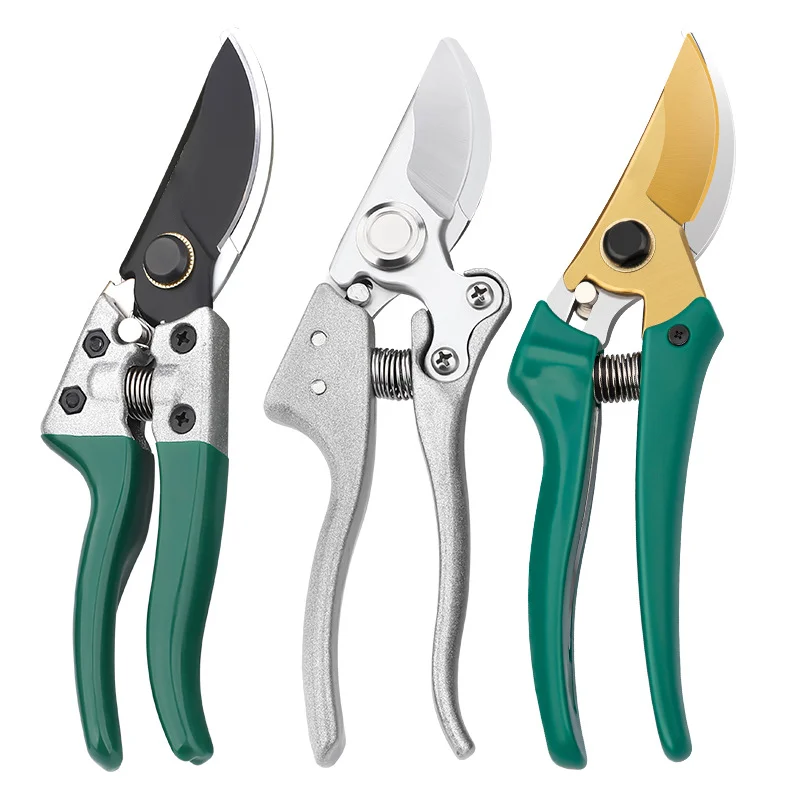 

Pruning Shears For Gardening 8 Inch Garden Scissors Secateurs,Hand Pruner Clippers With Ergonomic Handle,Safety Locking Mechanis