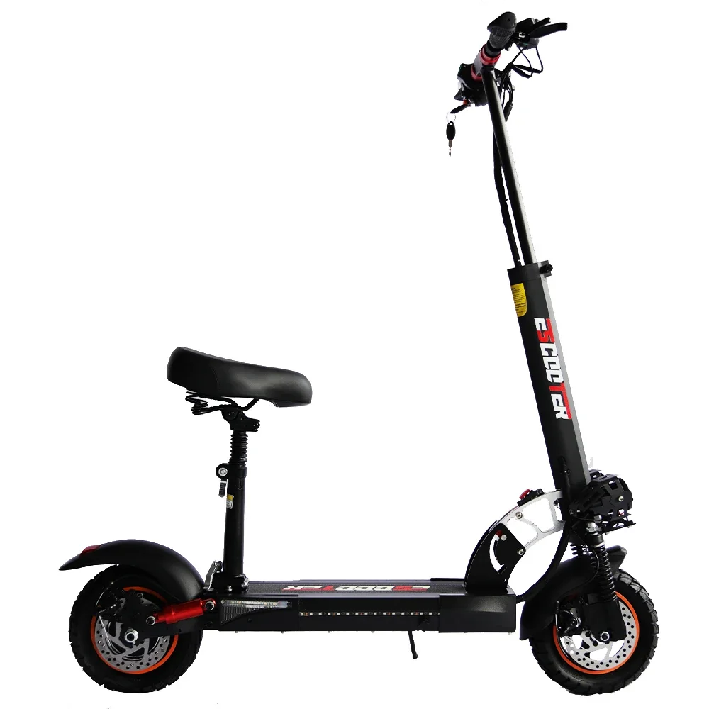 V-L10Pro Wholesale 10 Inch 48v 800w E-scooter EU UK Warehouse Electric Scooter Dual Suspension Electric Scooters Para Adulto