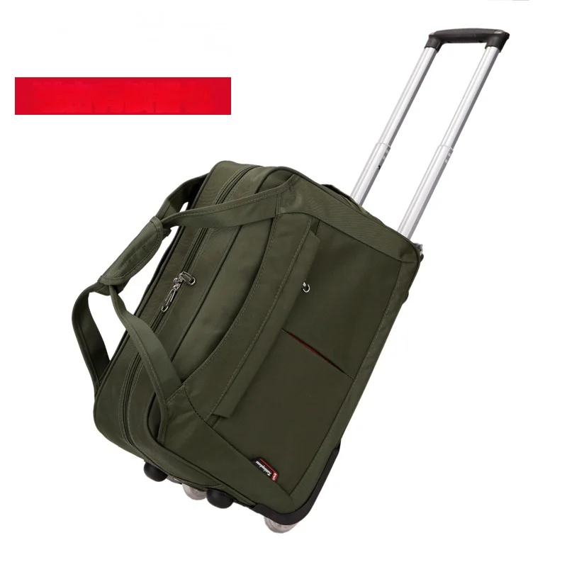 Student Travel Trolley Bag, Portable Boarding Bag, Men's and Women's Large Capaci Luggage Bag, Business Short Distance, Mute