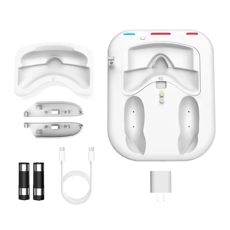 

ABKI-зарядная док-станция для Meta/3S, магнитная зарядная станция, поддержка быстрой зарядки с RGB-подсветкой, вилка стандарта США