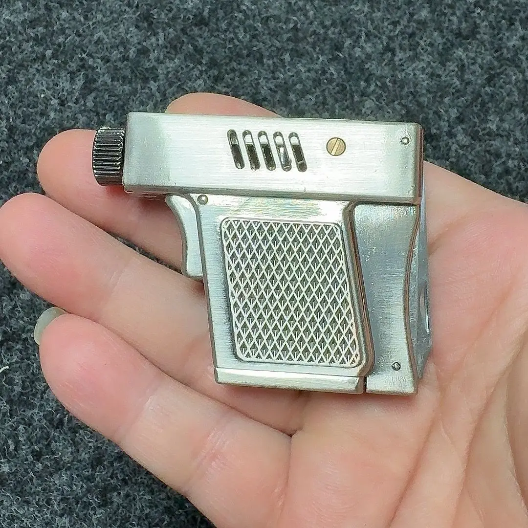 Vintage Classic Kerosenes Trench Lighter with Auto Ejection Mechanism One-Click Ignition Pocket Lighter Collection & Daily Use