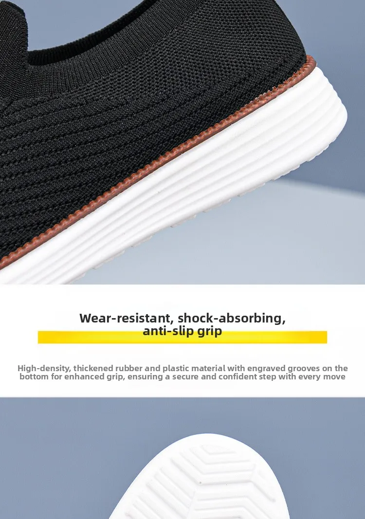 Frühling und Herbst Neue Atmungsaktive Freizeitschuhe Herrenschuhe Weiche Sohle Leichte und Bequeme Mesh-Schuhe – Detail 10