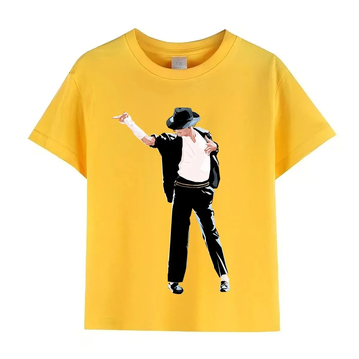 Michael Jackson Rock N Roll T-Shirt für Kinder, modisches Rundhals-Oberteil für Kinder, Sommer-Freizeitkleidung für Babys, Jungen/Mädchen – Detail 11