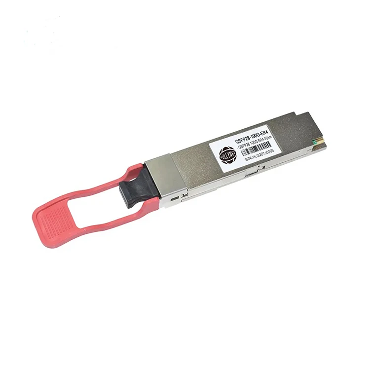 

100G-QSFP28-ER4 Bidi 1310nm 40km Duplex LC Single Mode Optical Fiber Module Price 100GBace Optical Transceiver Module CWDM