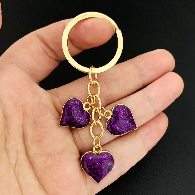Милый-многоцветный-брелок-для-ключей-в-форме-сердца-с-наполнителем-эмалированные-брелки-для-ключей-сувенирные-подарки-для-женщин-и-мужчин-аксессуары-для-сумок-ювелирные-изделия