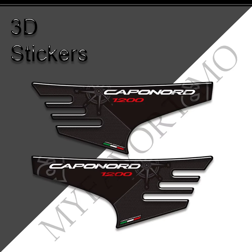For Aprilia Caponord 1200 Rally Fuel Tank Pad Sticker Motorcycle Tank Protector Decals Waterproof Caponord1200 2013 - 2022