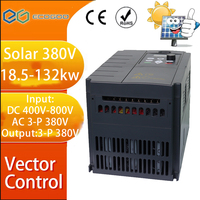 HOT! PV 380v solar inverter DC to AC 3P converter DC400V-800V 18.5/22/30/37/45/55/75/93/110/132kw with MPPT Control solar pump