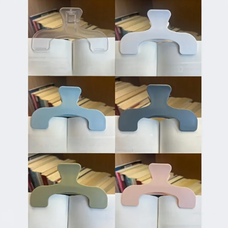 1 unidade de Clipe Grande e Resistente para Livros, Clipe Prático para Notas, Suporte de Página para Estudantes que Evita Virar Páginas, Ferramenta Útil para Estudo