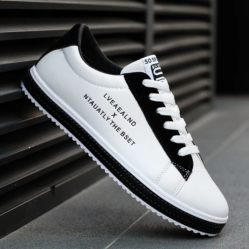 

New casual shoes in spring 2023 Men's board shoes Fashion breathable small white shoes Men's sneakers Low top leather board