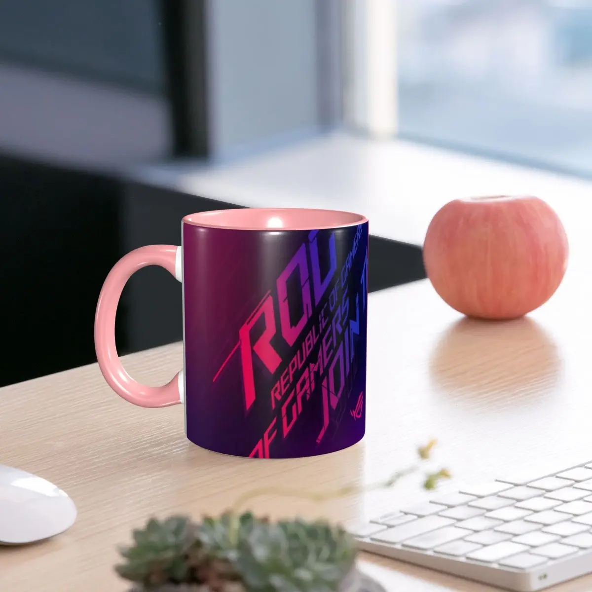 Join The Republic Of Gamers Rog Asu Mug Funny Ceramic Coffee Cups Tea Mugs Milk Cup Drinkware Gifts for Woman Man