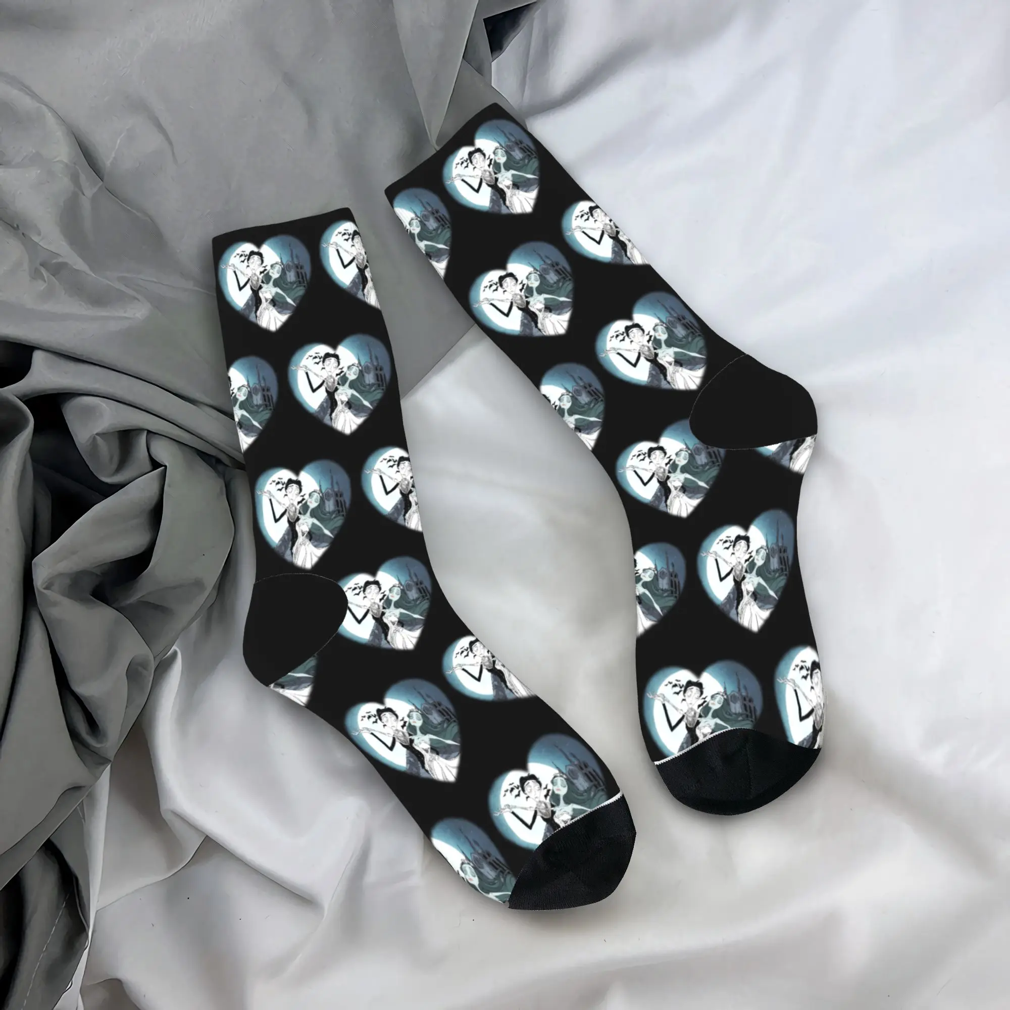 

Носки для невесты из фильма C-Corpse, забавные чулки для взрослых и мужчин, средние мягкие носки для скалолазания, весенний дизайн, нескользящие носки