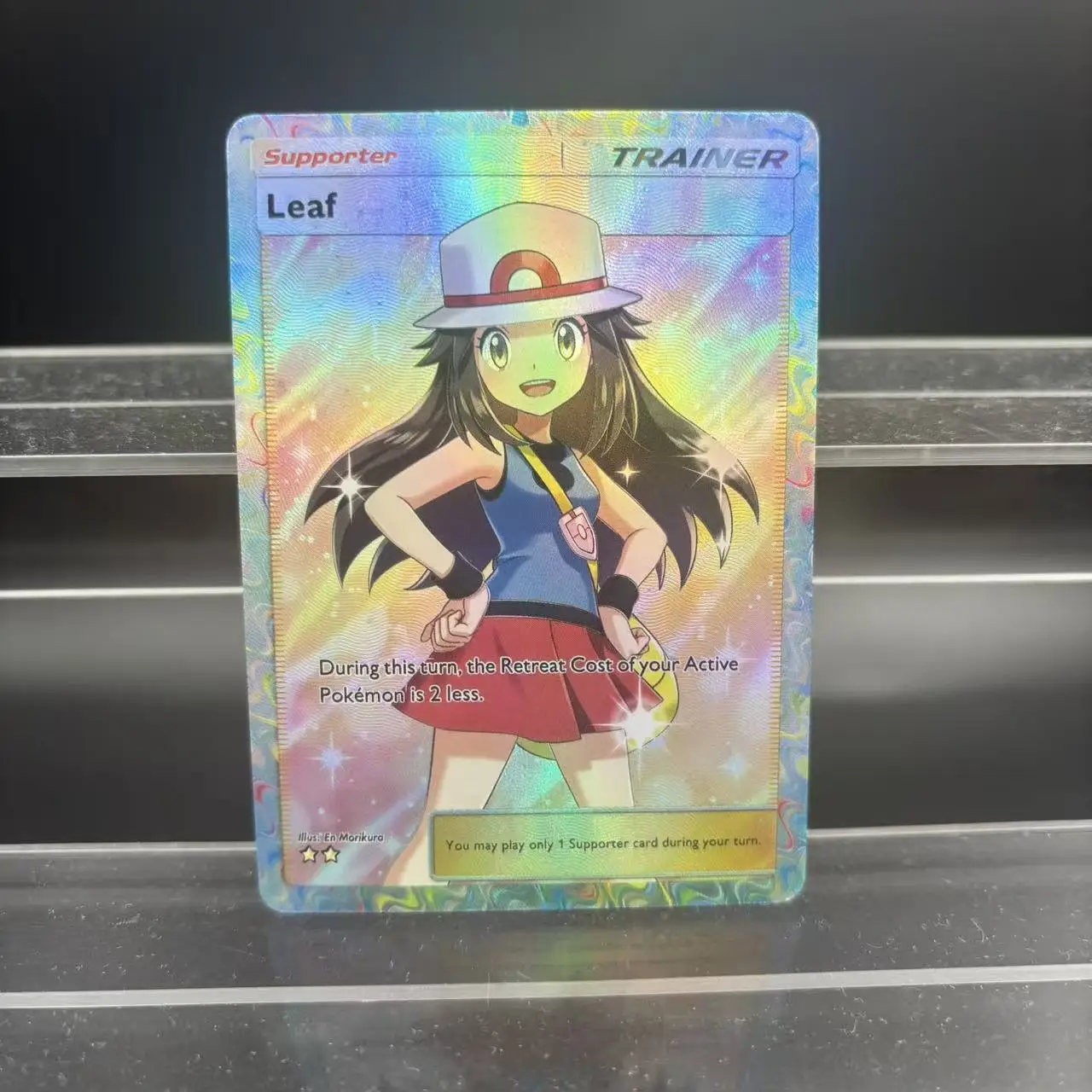 5 قطعة/المجموعة Diy بها بنفسك الذاتي الإنجليزية PTCG جيب المدرب ليلي الفجر ليف بيني بطاقة فلاش الكلاسيكية أنيمي جمع بطاقة هدية لعبة