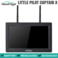 Hawkeye Little Pilot Captain X FPV Monitor with DVR 5.8G 96CH 10.2 inch Dual Receivers 1024x600 LED 16:9 NTSC/PAL Auto Search