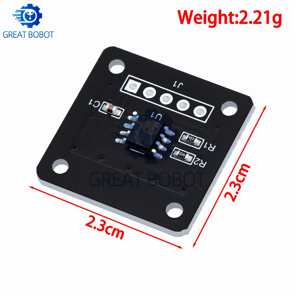 BS MT6701 magnetic encoder magnetic induction angle measurement sensor module 14bit high precision instead of AS5600