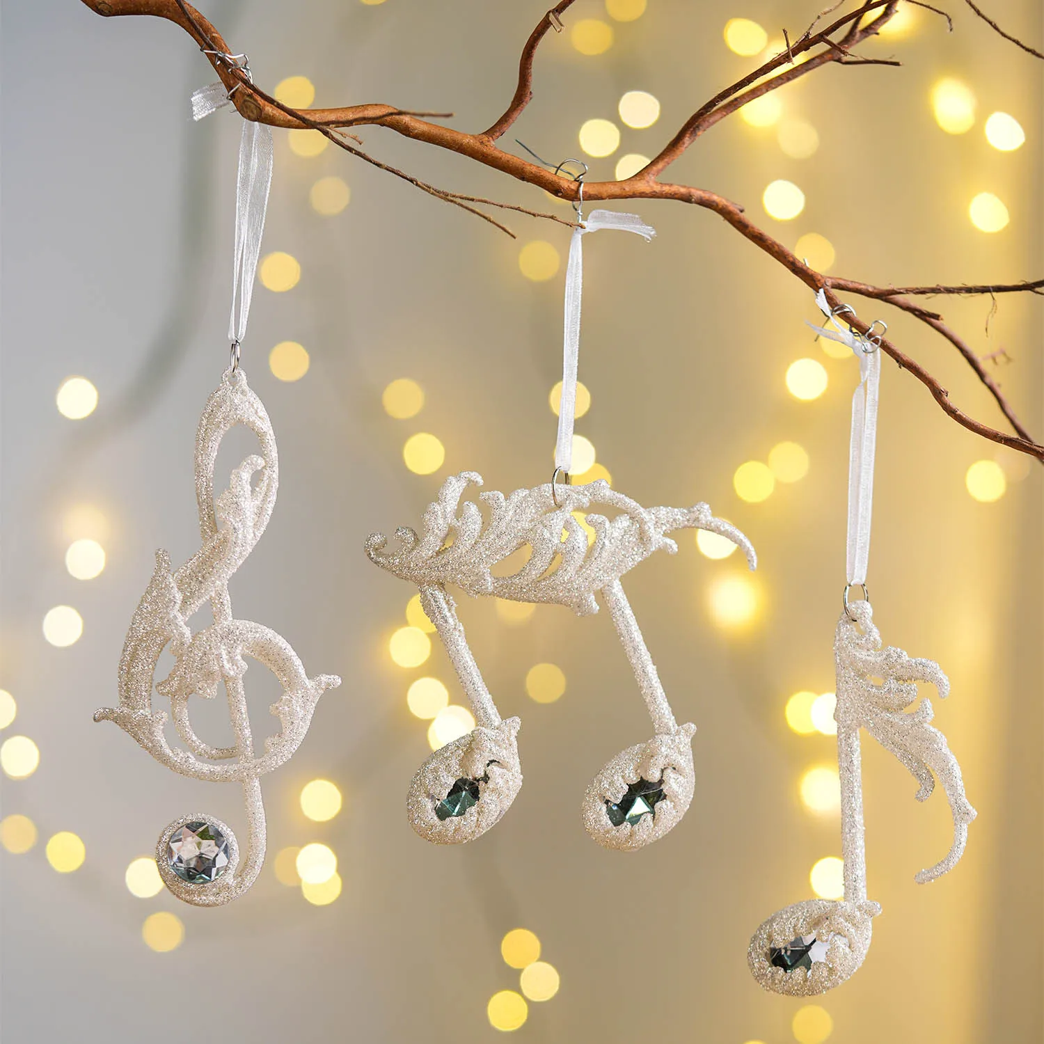 Christmas White Elk Snowflake Bell Star Pendant Christmas Tree Ornaments Christmas Decorations For Home Xmas Navidad New Year