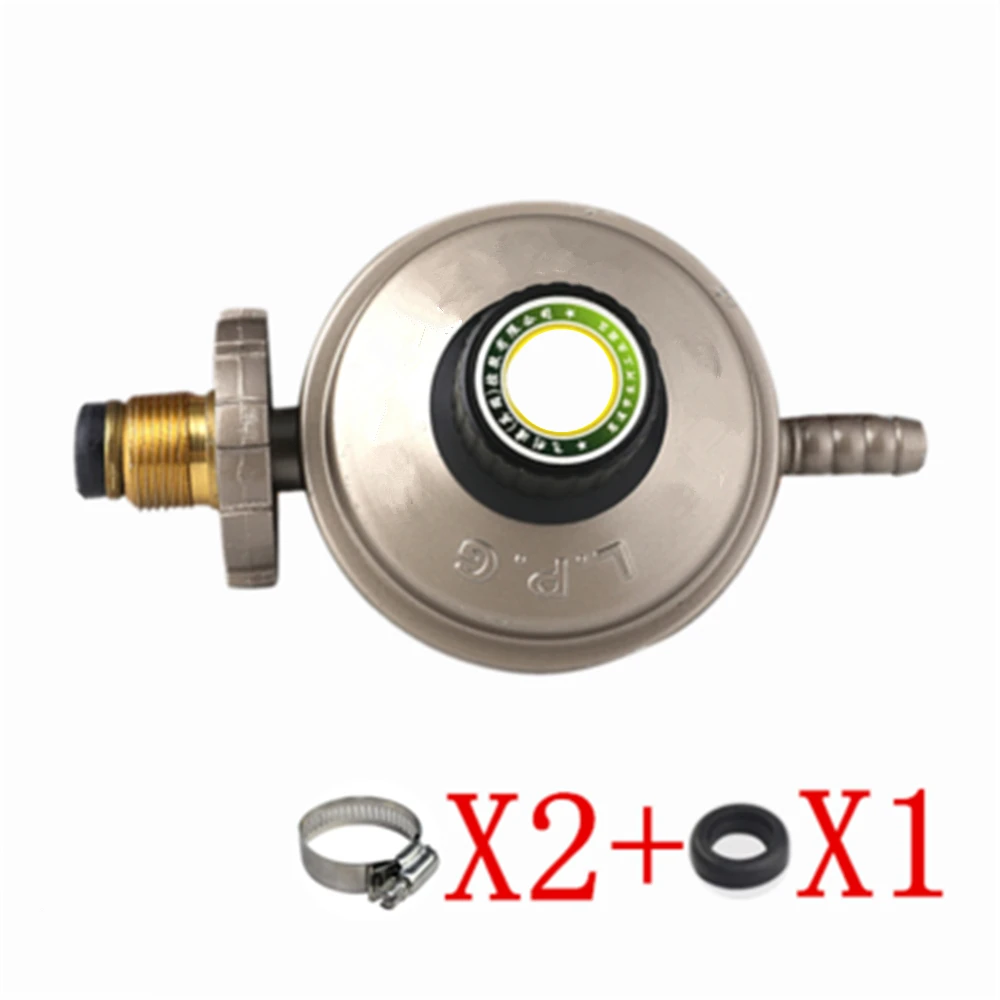 Durable Copper Screw Pressure Gauge Gas Valve Liquefied Gas Pressure Reducing Valve Pressure Regulating Cooker Accessories