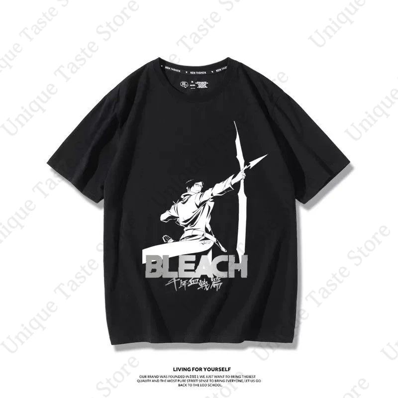 ‌Bleach Thousand-Year Blood War - Part 3: The Conflict‌ T Shirt Uryu Ishida Print T-shirt Unisex Cotton Summer Short Sleeve Tee