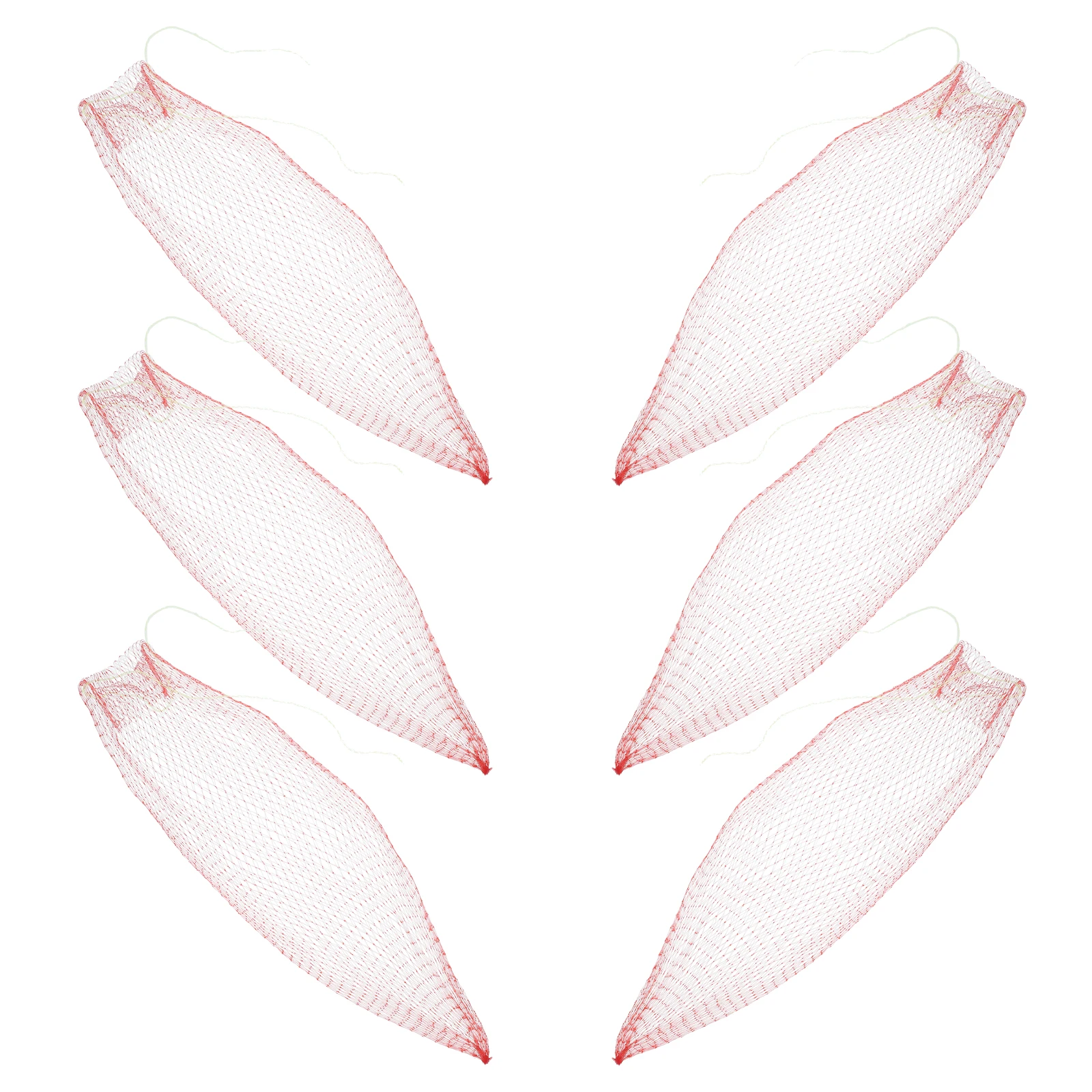 

100 Pcs Melon Mesh Bag 13 8 Inch Reusable Elastic Vegetable Fruit Packaging Net Drawstring Storage Produce Bags Garden Onions