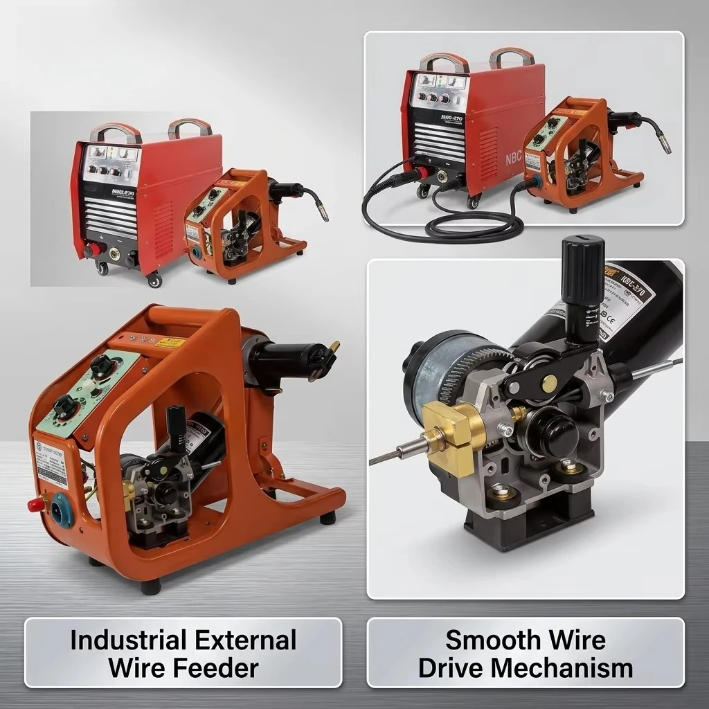 Inverter MIG/MAG arc welding machine (single tube) - industrial gas shielded welding machine