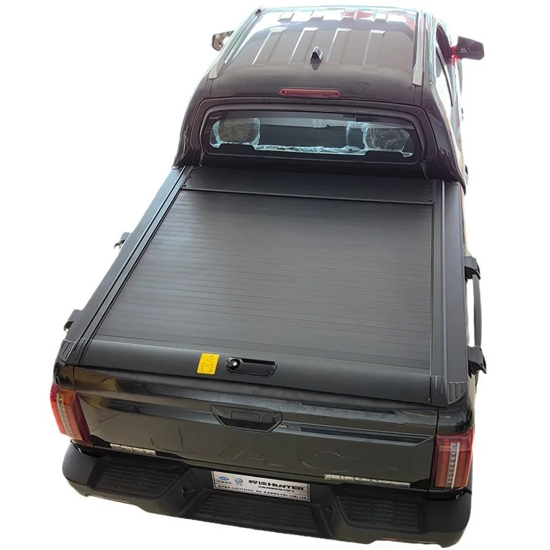 Pickup Tonneau Cover Roller Shutter Lid Truck Bed Rolling Curtain Push Pull Back Box  RV accessory