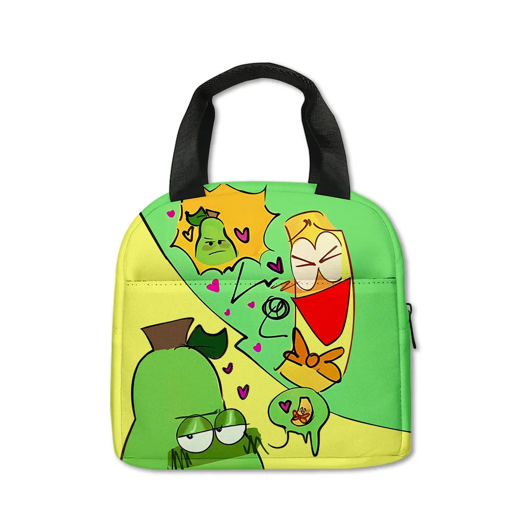 

Термосумка-ланчбокс с 3D-принтом в стиле мультфильма, молодежная, портативная, с изоляцией, для еды и напитков