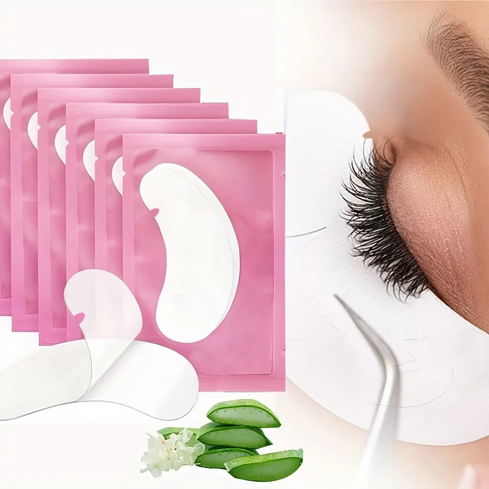 50คู่/แพ็คใหม่กระดาษแพทช์Eyelashภายใต้แผ่นรองพื้นEye Lash Eyelash Extensionกระดาษแพทช์เคล็ดลับEyeสติกเกอร์Wraps Make Upเครื่องมือ