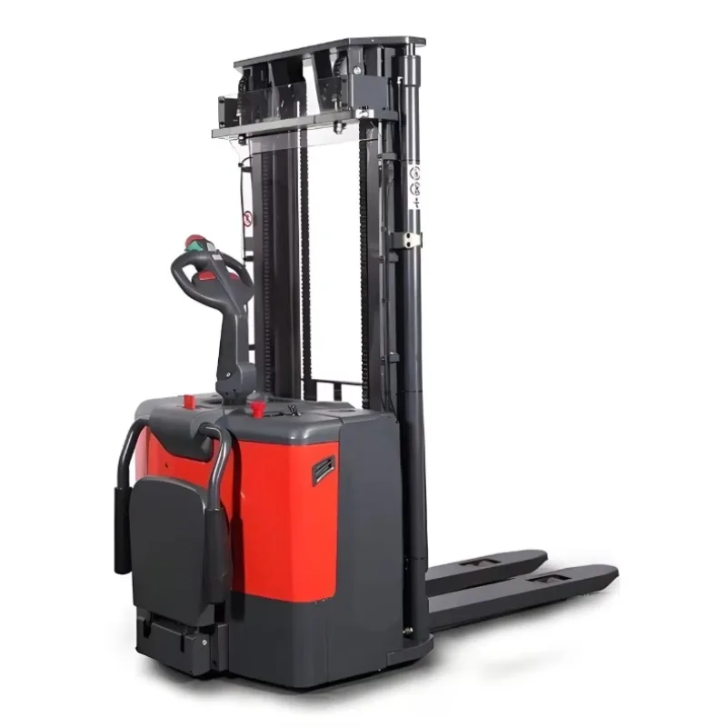 YG Customized Standard Electric Stacker Lithium-Ion Battery 48V Electric Side Shifter 2000kg Load Capacity 2300MM Aisle Width