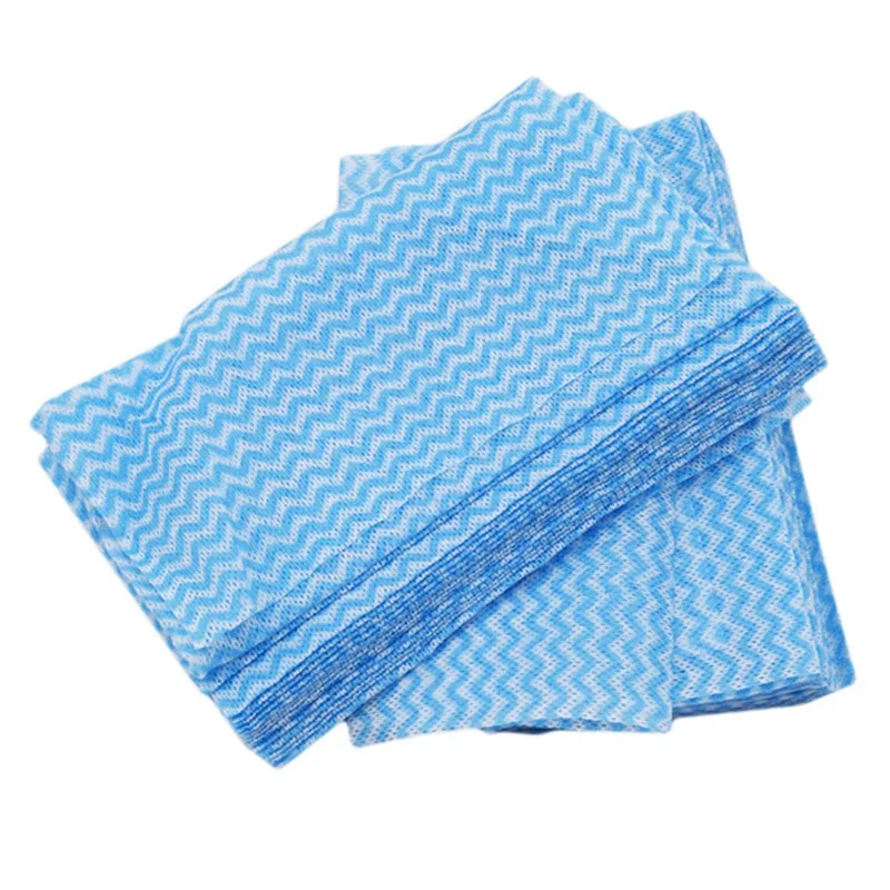 80pcs/pack Removable Dish Washing Cloth Kitchen Towels Dishcloth Non-woven Fabric Household Cleaning Cloth Disposable Wipes