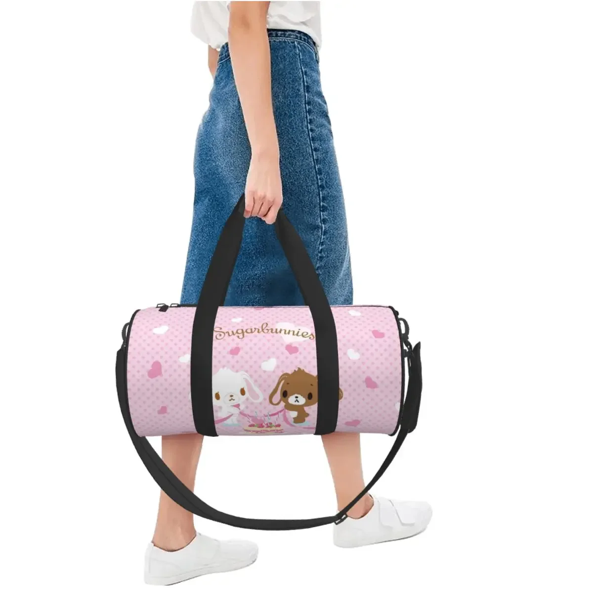 Sugarbunnies Large Duffle Gym Bag Multi-Functional Duffle Travel Bags Handbags Fitness bag