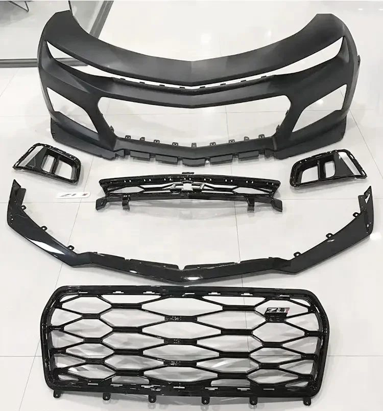 For Bodykit For Camaro ZL1 Style Body Kit Front Bumper Side Skirt Diffuser 2016-2018