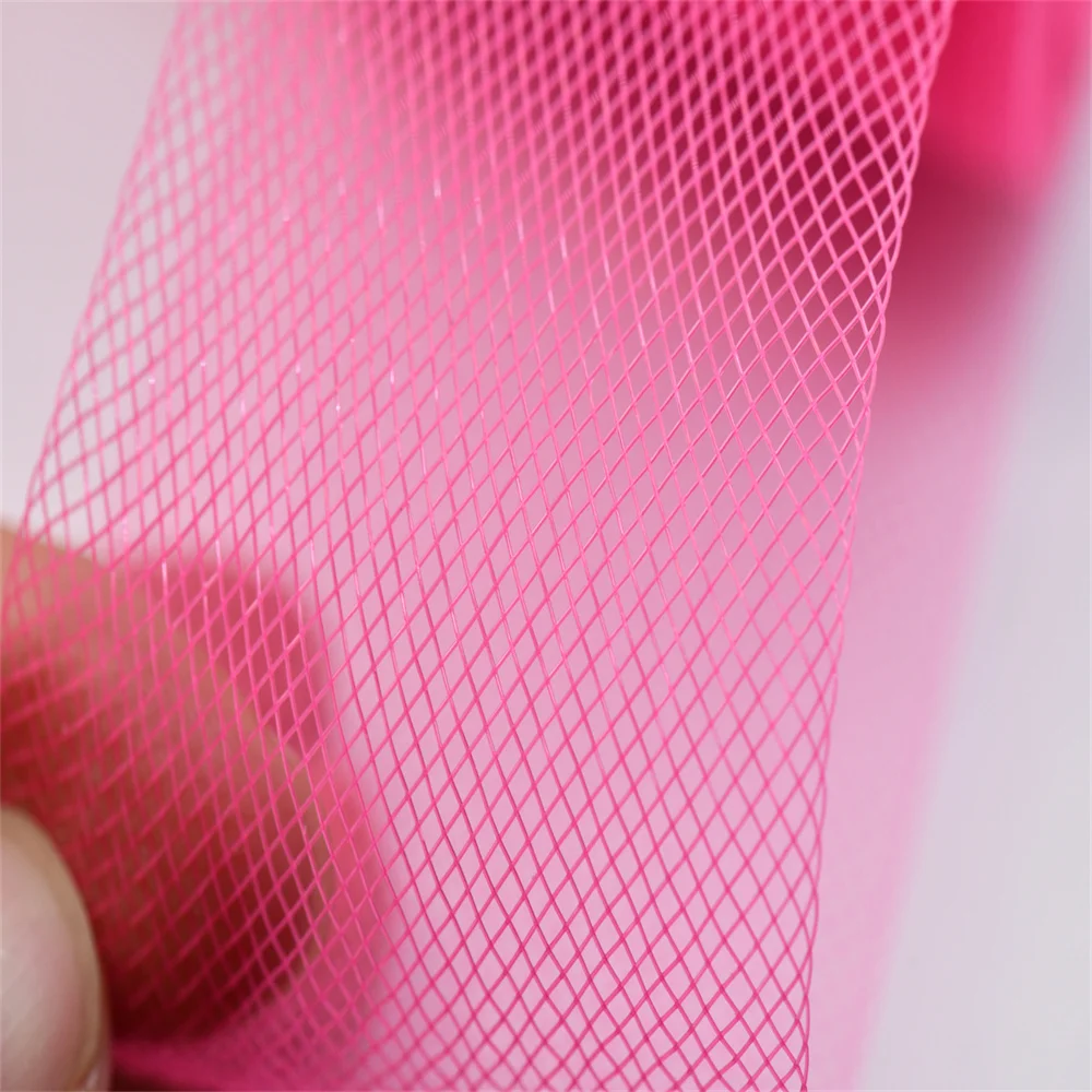 2cm~10cm Soft Crinoline for wedding dress horsehair braid Polyester Mesh Fabric crinolina clothing accessories