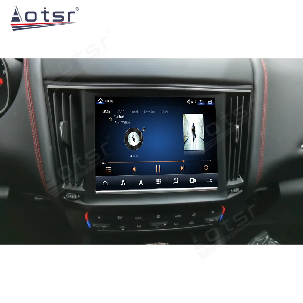 Qualcomm Android 14 Carplay For Maserati Levante GPS Navigation Car Radio HD Touch Screen Auto Stereo Car Accessories