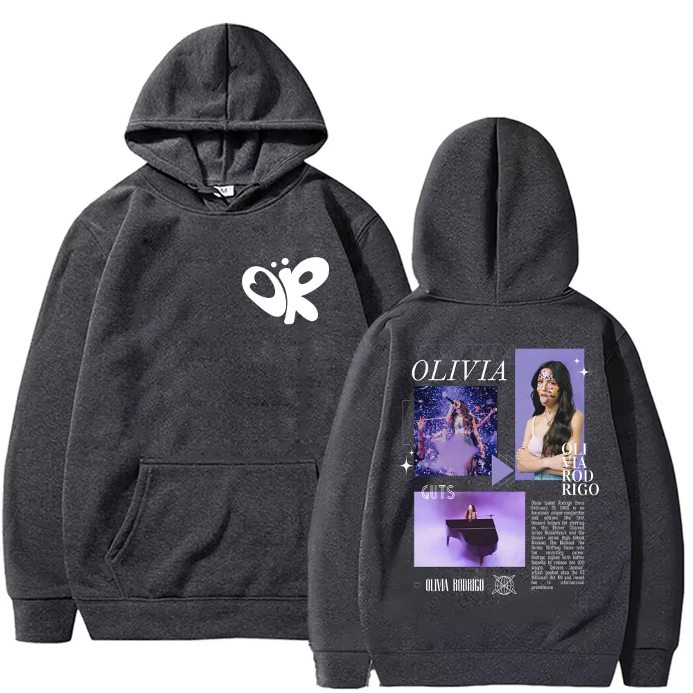 Singer Sour Vampire Guts Tour Hoodie Men Women Fashion Hip Hop Y2k Clothes Sweatshirts Casual Fleece Oversized Tracksuit Gifts